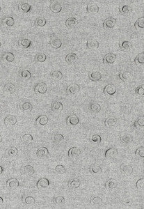 Schumacher Fabric Curlicue Grey 55361
