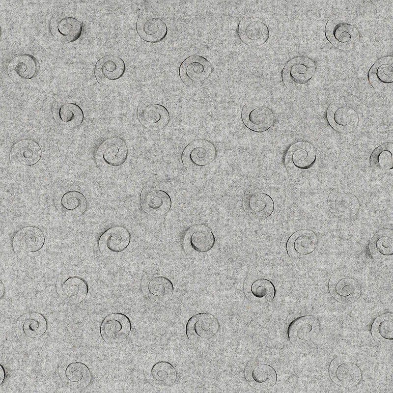 Curlicue Grey 55361 by Schumacher Fabric Schumacher Fabric Curlicue Grey 55361Fabric WOOL 100% ITALY </p><p>Repeat: H: HORZ. 2 3/4" (7CM) , V: VERT. 2 3/4" (7CM) 57.625 - Fabric Carolina -