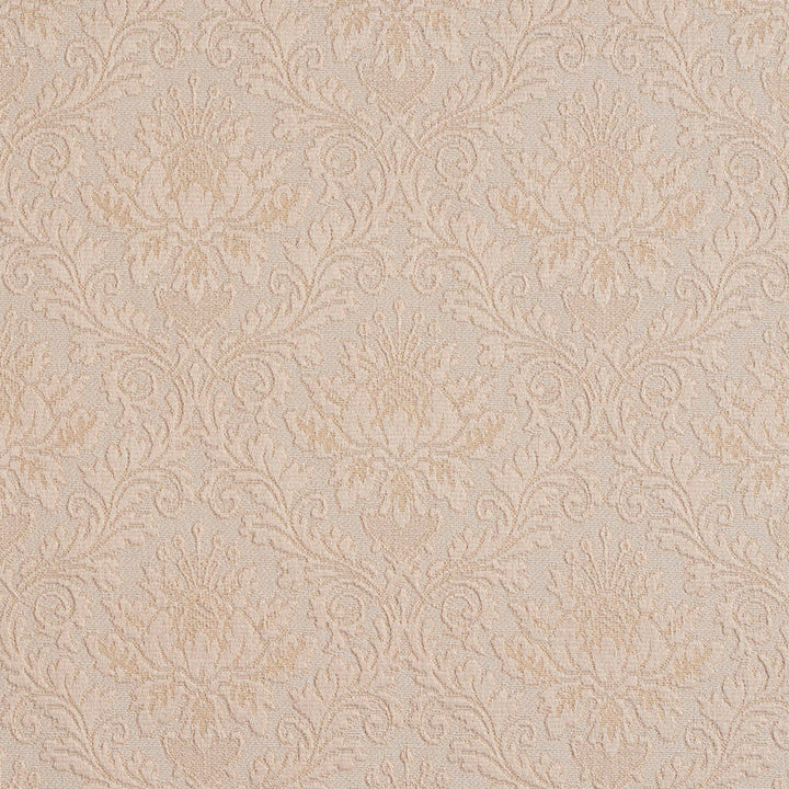 5537 Ivory/Cameo by Charlotte Designer Fabric Enchanted Gardens 75% Cotton, 25% Polyester Asia Exceeds 70,000 Wyzenbeek Rubs (Heavy Duty) Horizontal: 7" x Vertical: 7" 54 Inches - Swanky Fabrics -