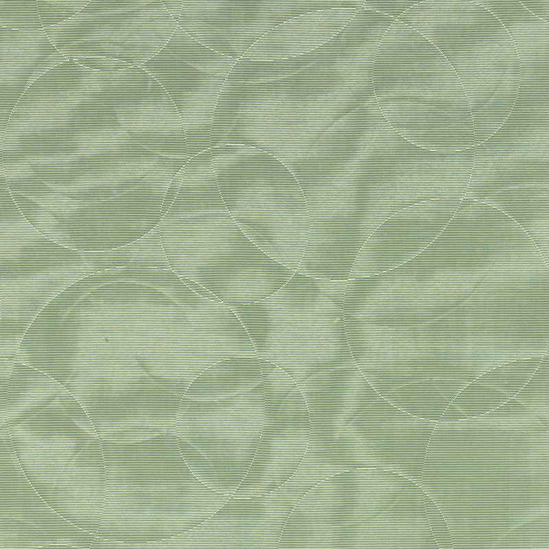 Effervescence Aqua 55382 by Schumacher Designer Fabric UNDERSTATED LUXURY RAYON 58% COTTON 42% FRANCE WYZENBEEK 10,000 </p><p>Repeat: Horizontal: 13" (33CM) and Vertical: 20 7/8" (53CM) 52 - Swanky Fabrics -