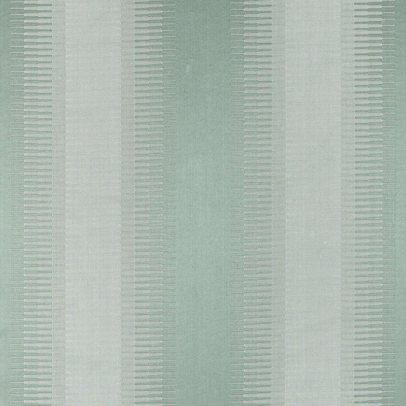 Scintillation Silvered Aqua 55471 by Schumacher Fabric Schumacher Fabric Scintillation Silvered Aqua 55471Fabric SILK 100% INDIA </p><p>Repeat: H: HORZ. 7" (18CM) , V: VERT. 3/8" (1CM) 55 - Fabric Carolina -