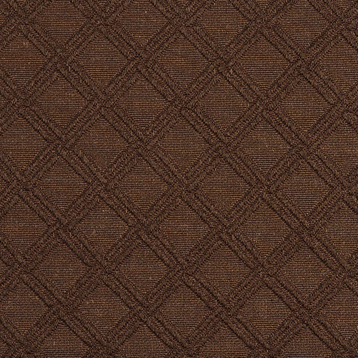 5552 Cocoa/Diamond by Charlotte Designer Fabric Enchanted Gardens 75% Cotton, 25% Polyester Asia Exceeds 70,000 Wyzenbeek Rubs (Heavy Duty) Horizontal: 1.5" x Vertical: 1.5" 54 Inches - Swanky Fabrics -
