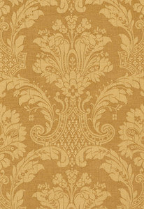 Schumacher Fabric Genoa Damask Toast 55612