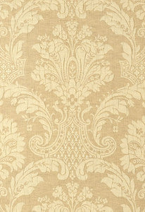 Schumacher Fabric Genoa Damask Antelope 55613
