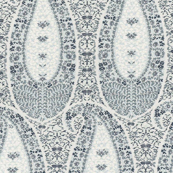Cachemire Fiorentino Delft 55622 by Schumacher Designer Fabric VILLA See Sample ITALY . </p><p>Repeat: Horizontal: 3 1/4" (8CM) and Vertical: 24 1/2" (62CM) 52 1/2" WIDE (133CM) - Swanky Fabrics -
