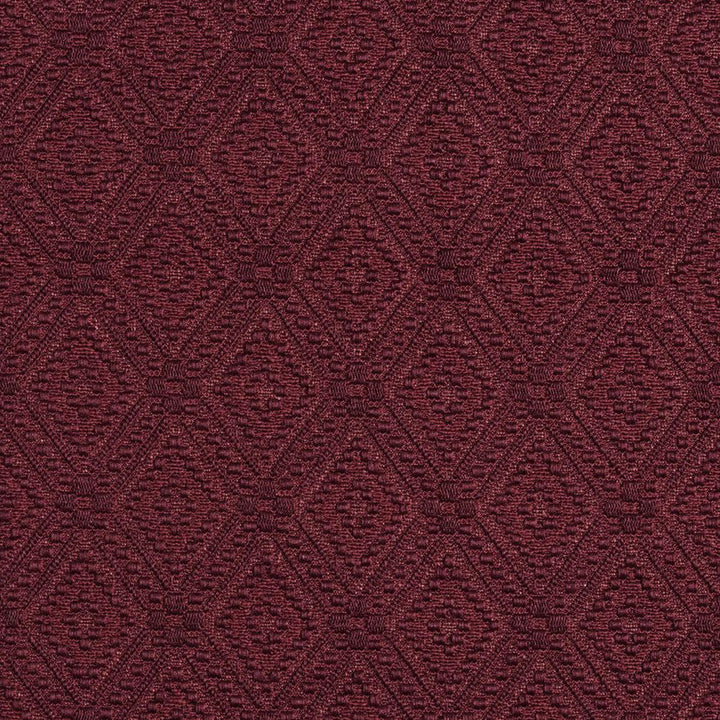 5563 Wine/Prism by Charlotte Designer Fabric Enchanted Gardens & Ring Book Page #16 75% Cotton, 25% Polyester Asia Exceeds 70,000 Wyzenbeek Rubs (Heavy Duty) Horizontal: 2" x Vertical: 2.5" 54 Inches - Swanky Fabrics -