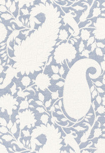 Schumacher Fabric Cachemire Cortona Delft 55642