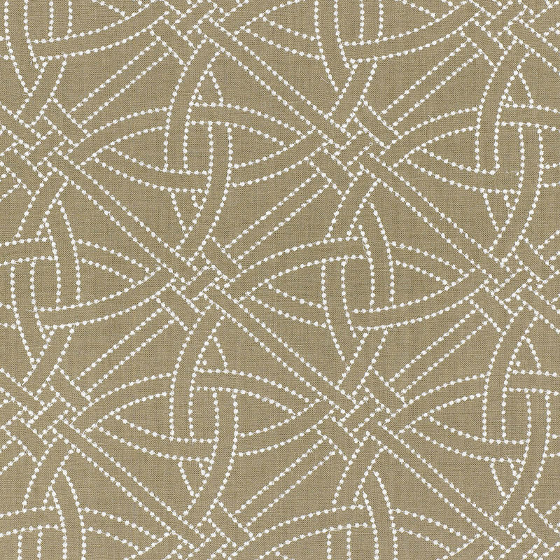 Durance Embroidery Greige 55692 by Schumacher Designer Fabric MATTHEW PATRICK SMYTH LINEN 57% COTTON 37% INDIA MARTINDALE 5,000 </p><p>Repeat: Horizontal: 6 3/4" (17CM) and Vertical: 6 1/4" (16CM) 51.5 - Swanky Fabrics -