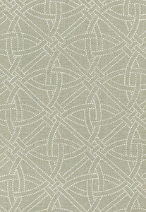Schumacher Fabric Durance Embroidery Mineral 55693