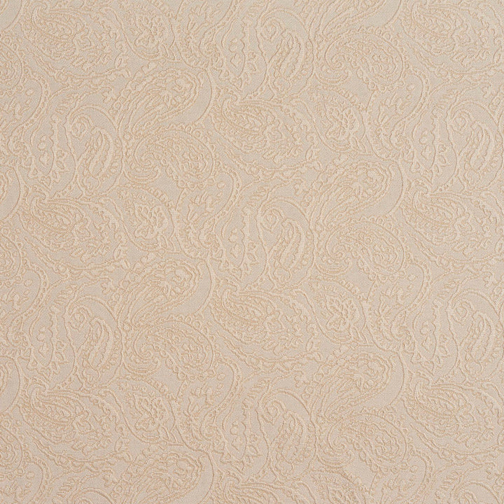 5573 Ivory/Paisley by Charlotte Designer Fabric Enchanted Gardens 75% Cotton, 25% Polyester Asia Exceeds 70,000 Wyzenbeek Rubs (Heavy Duty) Horizontal: 14" x Vertical: 6.5" 54 Inches - Swanky Fabrics -