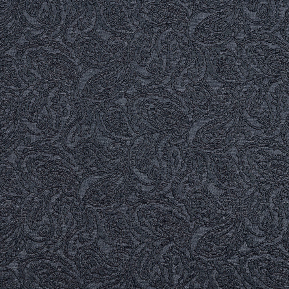 5574 Delft/Paisley by Charlotte Designer Fabric Enchanted Gardens 75% Cotton, 25% Polyester Asia Exceeds 70,000 Wyzenbeek Rubs (Heavy Duty) Horizontal: 14" x Vertical: 6.5" 54 Inches - Swanky Fabrics -