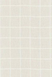 Schumacher Fabric Vivianne Sheer Check Cream 55780