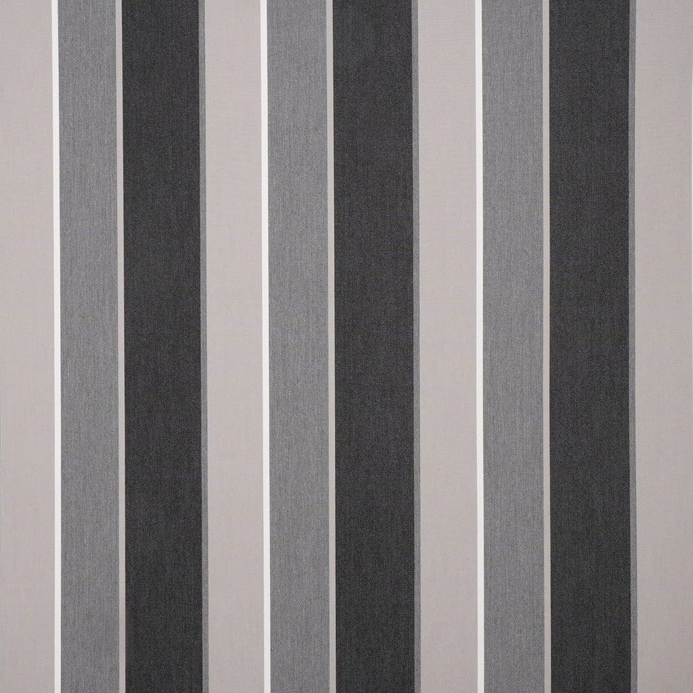 4888 Clinton Granite by Sunbrella Designer Fabric Sunbrella Awning Stripes 100% Sunbrella® Acrylic USA or Imported 10-Year Horizontal: and Vertical: 46 in. - Swanky Fabrics -