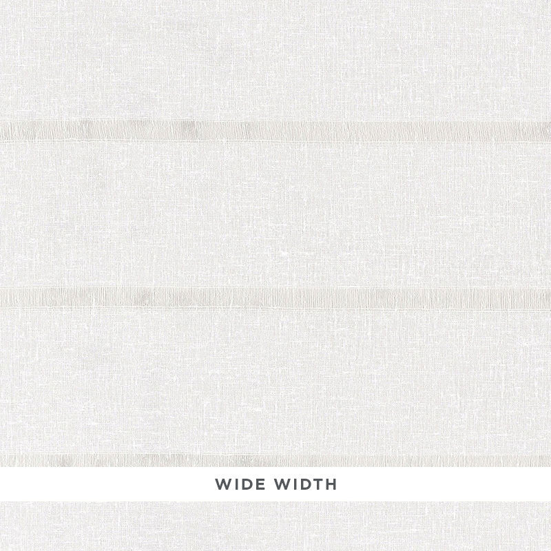 Sophia Sheer Stripe Snow 55880 by Schumacher Designer Fabric ESSENTIALS: SHEERS & CASEMENTS II POLYESTER 80% LINEN 20% SPAIN </p><p>Repeat: Horizontal: and Vertical: 3 7/8" (10CM) 118 - Swanky Fabrics -