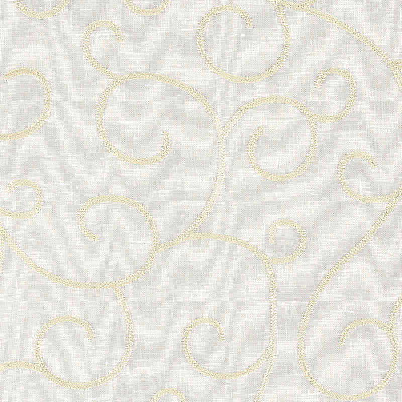 Adina Sheer Embroidery Parchment 55980 by Schumacher Designer Fabric RADIANCE SHEERS See Sample INDIA . </p><p>Repeat: Horizontal: 17" (43CM) and Vertical: 16 3/8" (42CM) 52" WIDE (132CM) - Swanky Fabrics -