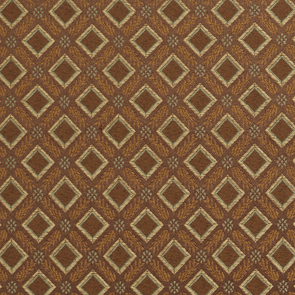 5638 Toffee/Trellis by Charlotte Designer Fabric Dazzling Damasks II 100% Woven Polyester Asia Exceeds 48,000 Wyzenbeek Rubs (Heavy Duty) </p><p>Repeat: Horizontal: 2" x Vertical: 2" 54 Inches - Swanky Fabrics -