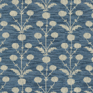 Villa D'Ascoli Fabric Mughal Blooms Indigo 570010