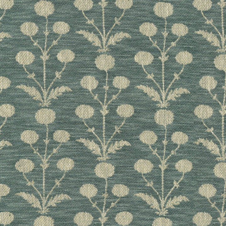 Mughal Blooms Juniper 570011 by VILLA D'ASCOLI Designer Fabric - 82% polyester, 18% cotton India 50000 Horizontal: 6.87 and Vertical: 6.25 55  - Swanky Fabrics -