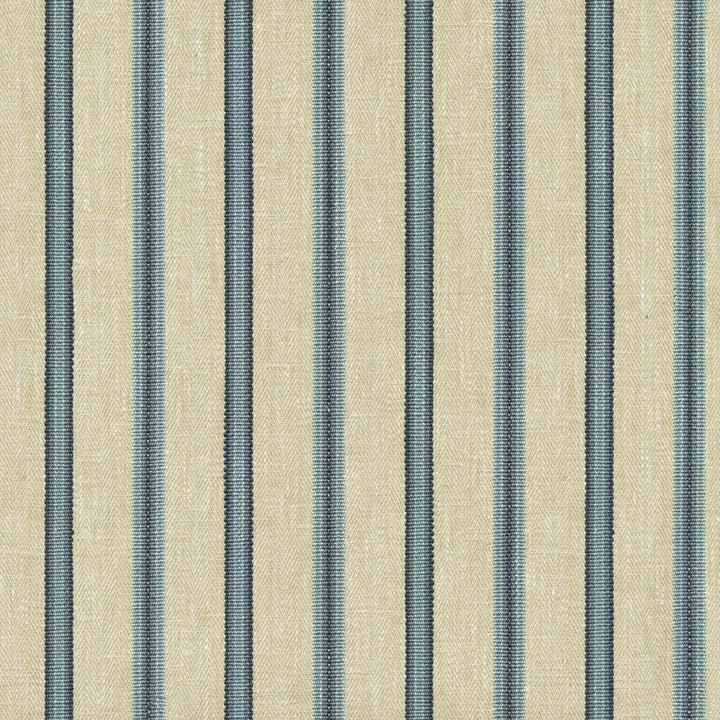 Jodpur Stripe Porcelain 570020 by VILLA D'ASCOLI Designer Fabric - 33% polyester, 33% cotton, 24% rayon, 10% linen India 51000 Horizontal: 3.25 and Vertical: 0 54  - Swanky Fabrics -