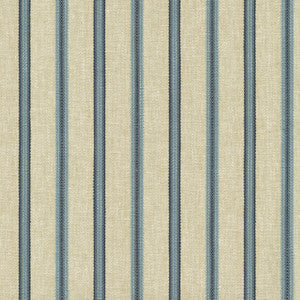 Villa D'Ascoli Fabric Jodpur Stripe Porcelain 570020