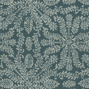 Villa D'Ascoli Fabric Taj Tile Indigo 570040