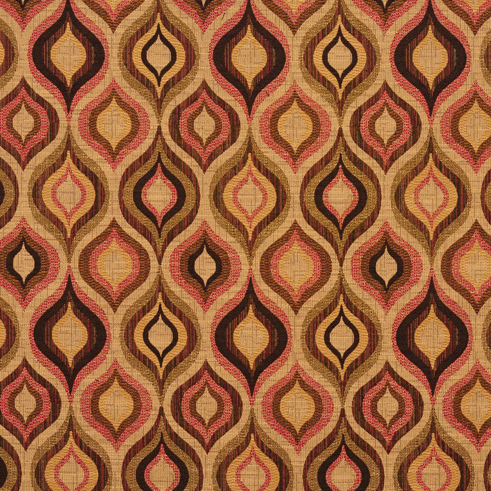 5702 Tiki Lantern by Charlotte Designer Fabric Woven Patterns 82% Polyester, 18% Cotton Asia Exceeds 80,000 Wyzenbeek Rubs (Heavy Duty) </p><p>Repeat: Horizontal: 7.5" x Vertical: 11" 54 Inches - Swanky Fabrics -