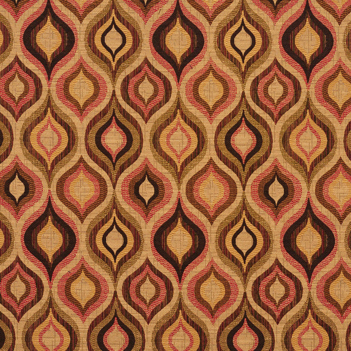 5702 Tiki Lantern by Charlotte Designer Fabric Woven Patterns 82% Polyester, 18% Cotton Asia Exceeds 70,000 Wyzenbeek Rubs (Heavy Duty) Horizontal: 7.5" x Vertical: 11" 54 Inches - Swanky Fabrics -