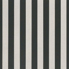 Sunbrella Fabric 5704 Beaufort Black / White 6 Bar