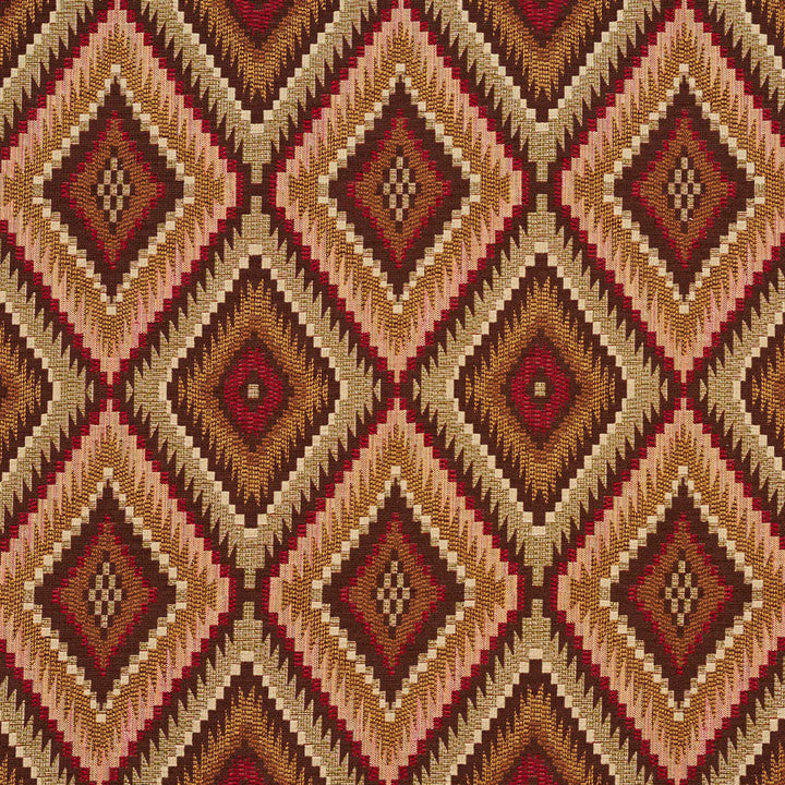 5724 Adobe Tucson by Charlotte Designer Fabric Woven Patterns 82% Polyester, 18% Cotton Asia Exceeds 70,000 Wyzenbeek Rubs (Heavy Duty) Horizontal: 7" x Vertical: 10" 54 Inches - Swanky Fabrics -