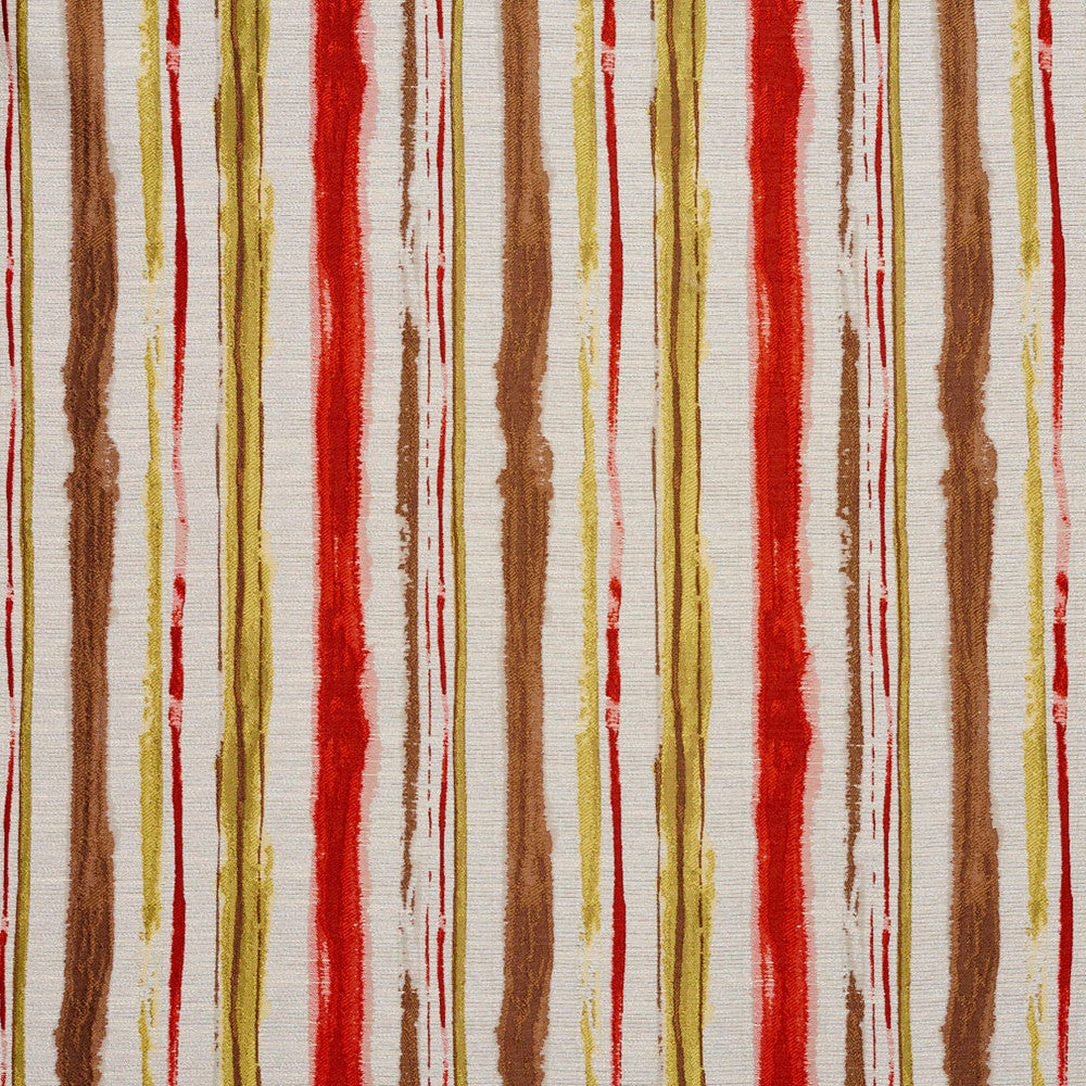 5751 Fantasia Stripe by Charlotte Designer Fabric Ring Book Page #17A 87% Polyester, 13 Rayon Asia Exceeds 50,000 Wyzenbeek Rubs (Heavy Duty) Horizontal: 9.5" 54 Inches - Swanky Fabrics -