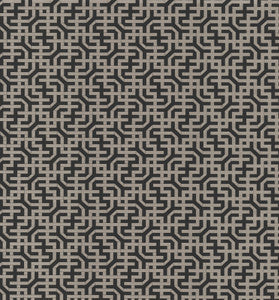 York Wallcoverings Wallpaper Dynastic Lattice Black
