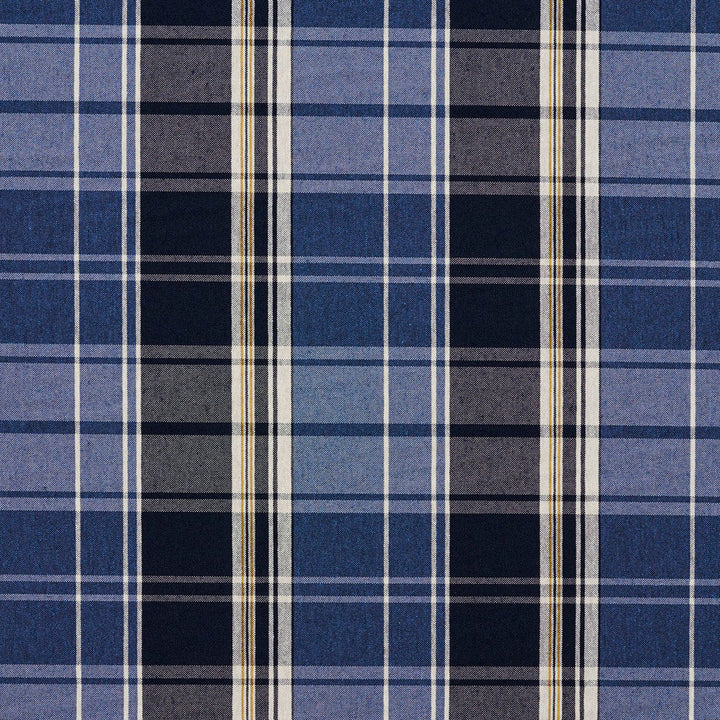 5809 Cobalt Plaid by Charlotte Designer Fabric Classic Patterns 52% Polyester, 48% Cotton Made In USA Exceeds 200,000 Wyzenbeek Rubs (Heavy Duty) </p><p>Repeat: Horizontal: 6.5" x Vertical: 7" 54 Inches - Swanky Fabrics -