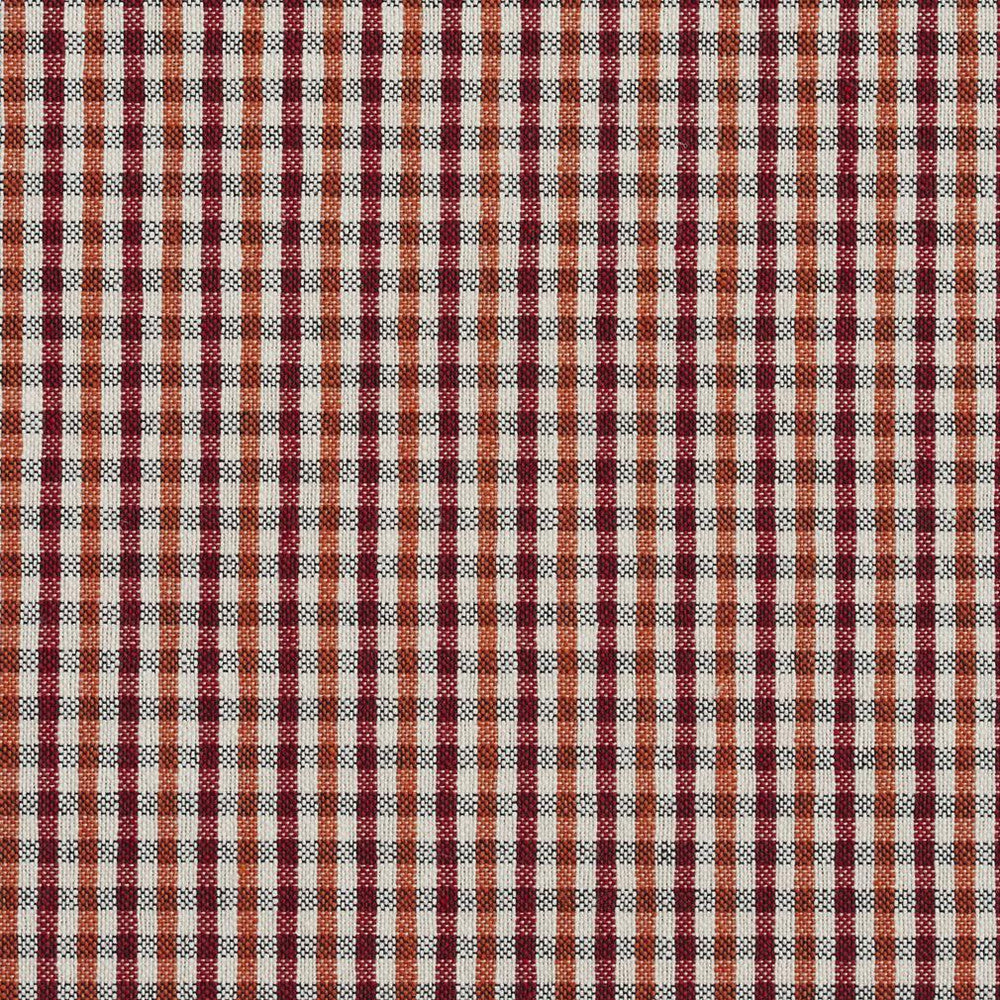 5816 Spice Check by Charlotte Designer Fabric Classic Patterns 52% Polyester, 48% Cotton Made In USA Exceeds 200,000 Wyzenbeek Rubs (Heavy Duty) Horizontal: .5" X Vertical: .25" 54 Inches - Swanky Fabrics -