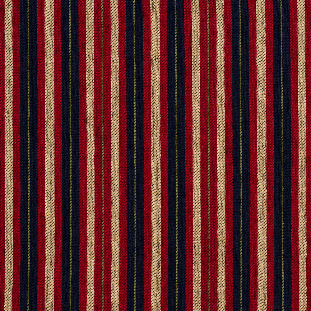 5821 Port Stripe by Charlotte Designer Fabric Classic Patterns 52% Polyester, 48% Cotton Made In USA Exceeds 120,000 Wyzenbeek Rubs (Heavy Duty) Horizontal: 2" 54 Inches - Swanky Fabrics -