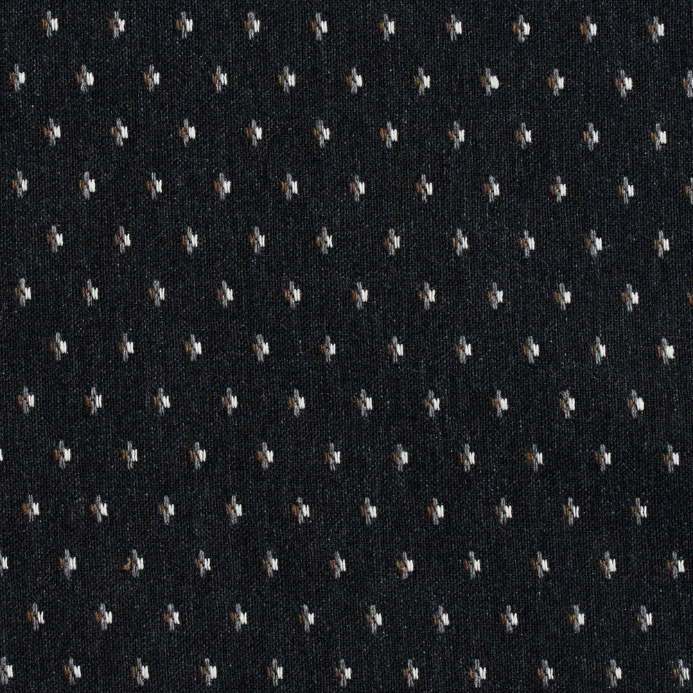 5835 Onyx Dot by Charlotte Designer Fabric Classic Patterns 52% Polyester, 48% Cotton Made In USA Exceeds 200,000 Wyzenbeek Rubs (Heavy Duty) </p><p>Repeat: Horizontal: 1" x Vertical: 1" 54 Inches - Swanky Fabrics -