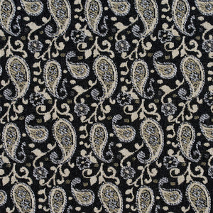Charlotte Fabric 5845 Onyx Paisley