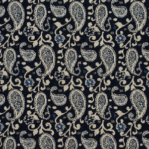 Charlotte Fabric 5849 Cobalt Paisley