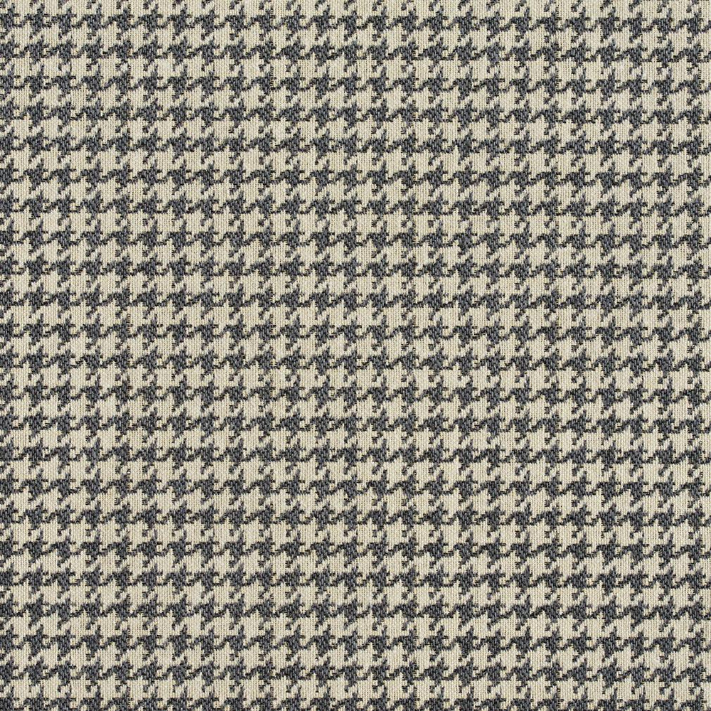 5850 Sterling Houndstooth by Charlotte Designer Fabric Classic Patterns 52% Polyester, 48% Cotton Made In USA Exceeds 200,000 Wyzenbeek Rubs (Heavy Duty) Horizontal: .5" X Vertical: .5" 54 Inches - Swanky Fabrics -