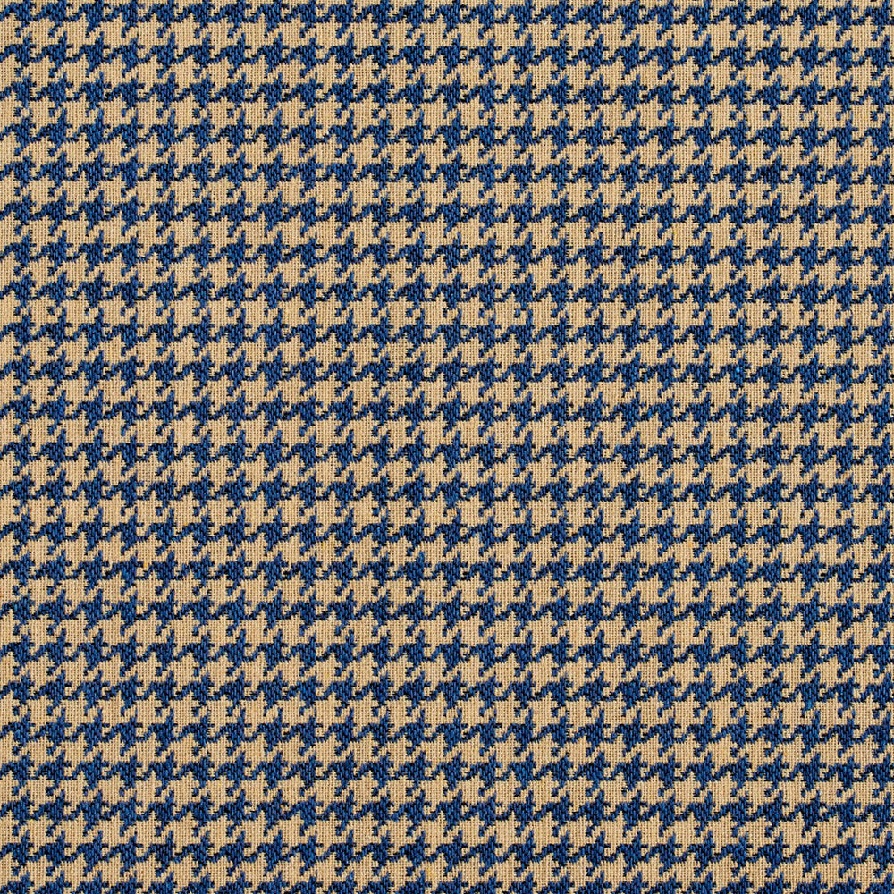 5855 Patriot Houndstooth by Charlotte Designer Fabric Classic Patterns 52% Polyester, 48% Cotton Made In USA Exceeds 200,000 Wyzenbeek Rubs (Heavy Duty) Horizontal: .5" X Vertical: .5" 54 Inches - Swanky Fabrics -
