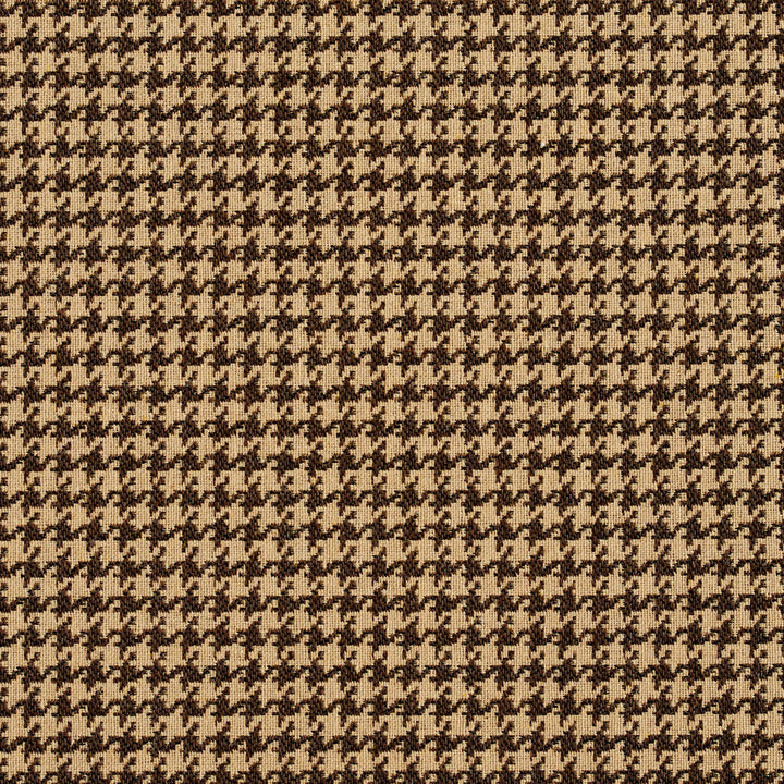5857 Espresso Houndstooth by Charlotte Designer Fabric Classic Patterns 52% Polyester, 48% Cotton Made In USA Exceeds 200,000 Wyzenbeek Rubs (Heavy Duty) Horizontal: .5" X Vertical: .5" 54 Inches - Swanky Fabrics -
