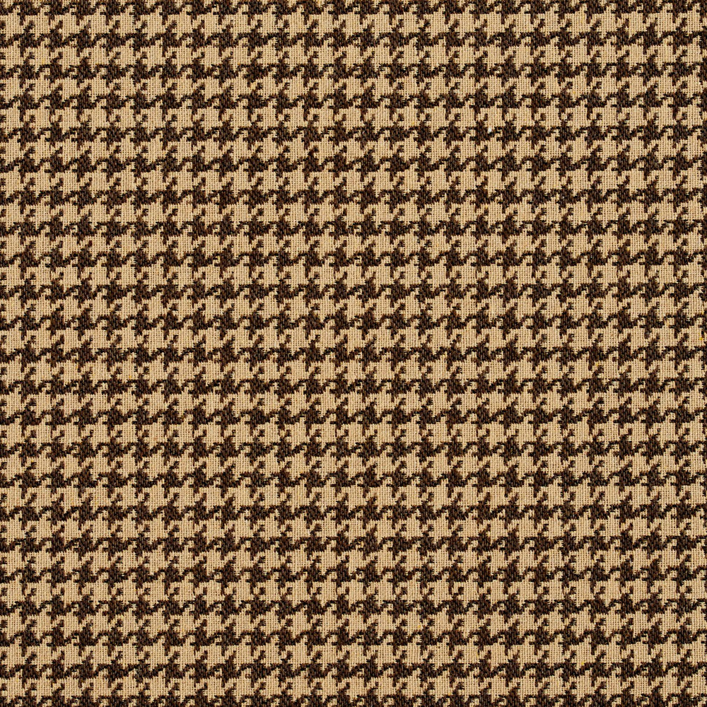 5857 Espresso Houndstooth by Charlotte Designer Fabric Classic Patterns 52% Polyester, 48% Cotton Made In USA Exceeds 200,000 Wyzenbeek Rubs (Heavy Duty) </p><p>Repeat: Horizontal: .5" x Vertical: .5" 54 Inches - Swanky Fabrics -