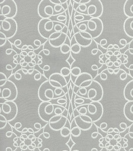 HGTV HOME Fabric Nostalgic Verse Smoke 590712
