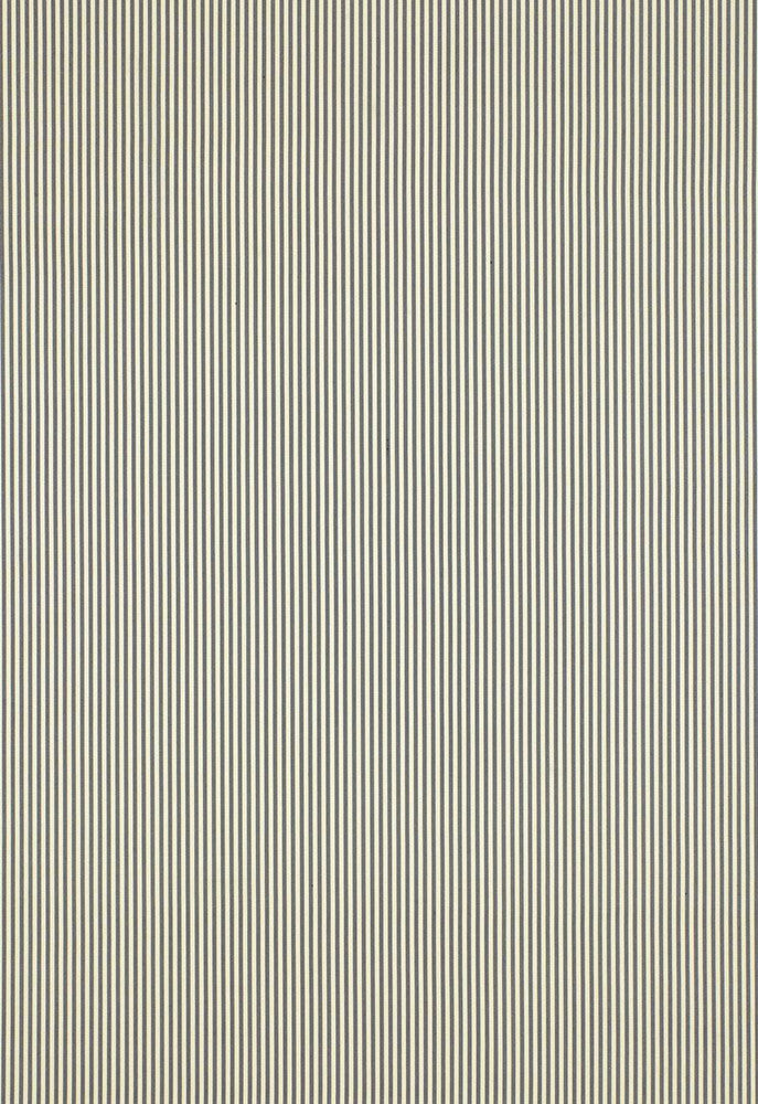 Charee Silk Stripe Black & White 60920 by Schumacher Designer Fabric Chroma 100% Silk - Horizontal: 1/8- and Vertical: - 54 - Swanky Fabrics -