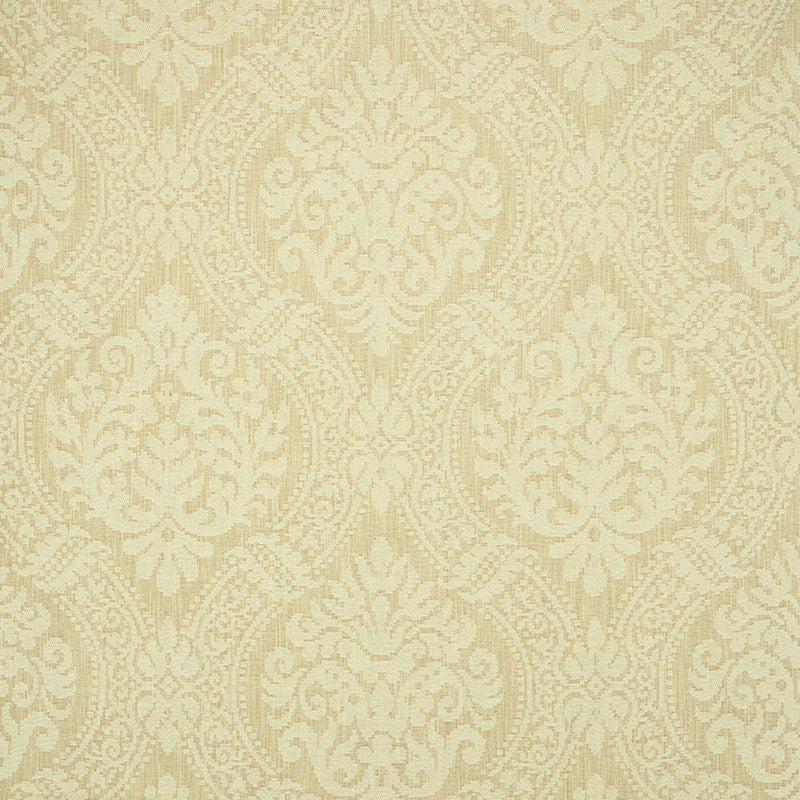 Port Charl Chen Damask Cream 60980 by Schumacher Designer Fabric PALAZZO COTTON 100% FRANCE WYZENBEEK 7,000 </p><p>Repeat: Horizontal: 27" (69CM) and Vertical: 31" (79CM) 54 - Swanky Fabrics -