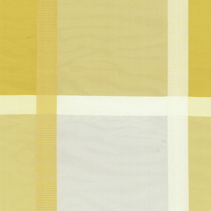 Surat Silk Plaid Jonquil 61131 by Schumacher Fabric Schumacher Fabric Surat Silk Plaid Jonquil 61131Fabric SILK 100% CHINA </p><p>Repeat: H: HORZ. 13 1/4" (34CM) , V: VERT. 14 1/4" (36CM) 54 - Fabric Carolina -