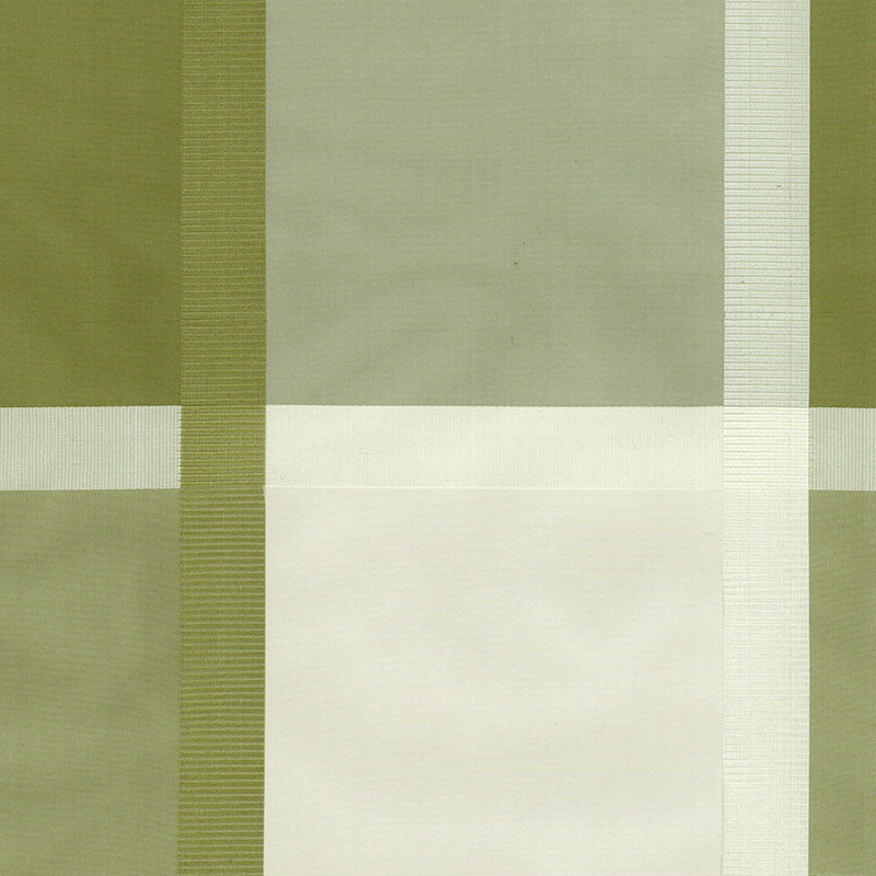 Surat Silk Plaid Celadon 61133 by Schumacher Designer Fabric STATEMENTS OF LUXURY See Sample CHINA NOT APPLICABLE </p><p>Repeat: Horizontal: 13 1/4" (34CM) and Vertical: 14 1/4" (36CM) 54" WIDE (137CM) - Swanky Fabrics -