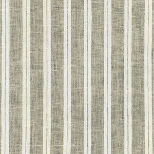 Schumacher Fabric Hillsborough Linen Stripe Natural 62120