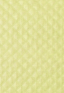 Schumacher Fabric Thayer Quilted Linen Pear 62153