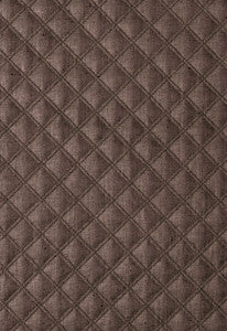 Schumacher Fabric Thayer Quilted Linen Espresso 62154