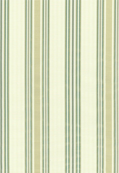 Biella Silk Stripe Aqua 62180 by Schumacher Designer Fabric Chroma 77% Cotton, 23% Silk Wyzenbeek 5,000 Horizontal: 6.5 and Vertical: - 52.5 - Swanky Fabrics -